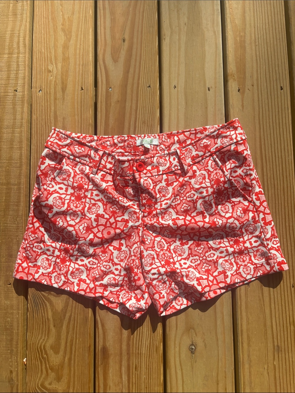 Jade melody tam size 10 coral and pink shorts.